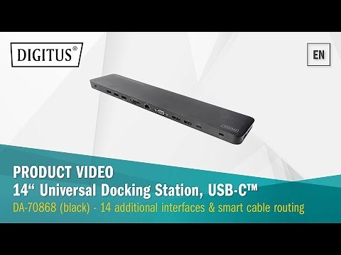 DIGITUS® Universal Docking Station, USB Type-C™ (DA-70868)