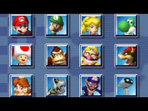 Mario Kart DS - All Characters