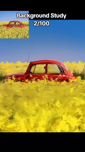 1.1K views · 66 reactions | Background Study 2/100 #drawing #artstudy #digitalart #procreate #drawingprocess | Yaanzi | Facebook