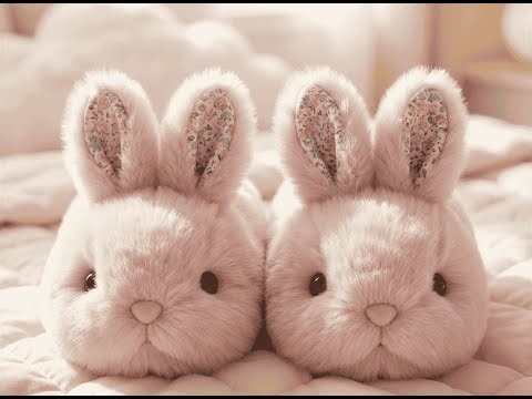 POV: you just found the coziest bunny slippers on the internet 🥹✨
