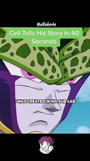 Cell Breaks The Fourth Wall And Explains His Story - The Story Of Cell #dbzabridged #dbz #dragonballz #fyp #perfectcell #goku