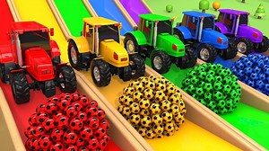 240K views · 3.6K reactions | Learn Colors with Street Vehicle and Surprise Soccer Ball Magic Slide for Kids Children | Surprise Kids TV | Facebook