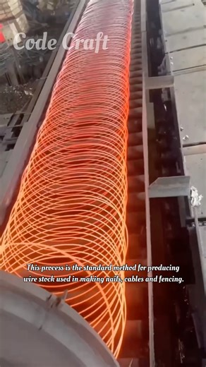 Red Hot Steel: The Art of Wire Rod Coiling