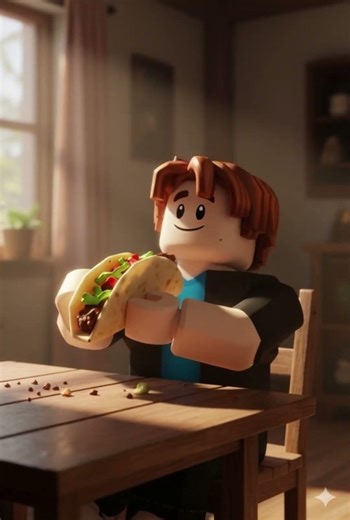 Roblox Bacon Eats Food: Chicken, Taco & Sandwich
