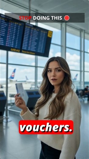 Airlines Are Scamming You With Vouchers 🛑💸 #shorts