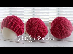 How to Crochet Beret Hat Any Size, Front Post and Back Post Double Crochets, Crochet Video Tutorial