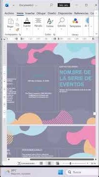 Learn how to design a tri-fold brochure in MS Word using a template. #word #keyboardshortcuts #tu...