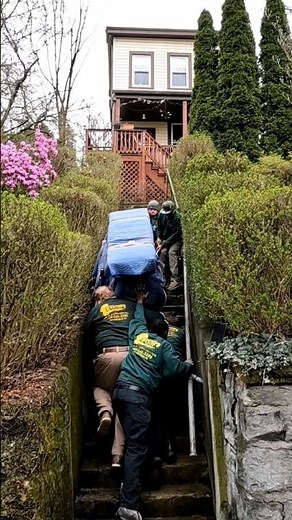 How to Easily Move a Piano Up & Down Stairs | A Day in the Life of a Piano Mover