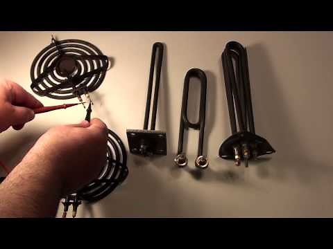 Heating Elements, Electrical Wires and Fuses Continuity Test