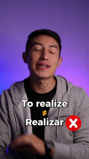 Common mistake alert! 🤓 Realizar in Spanish means: to carry out / to do / to perform… Follow us for more! #learnspanish #learningspanish #learnspanishonline #spanish #español #انگلیسی #grammar #learnlanguages #studyspanish #languageschool #spanishmistakes