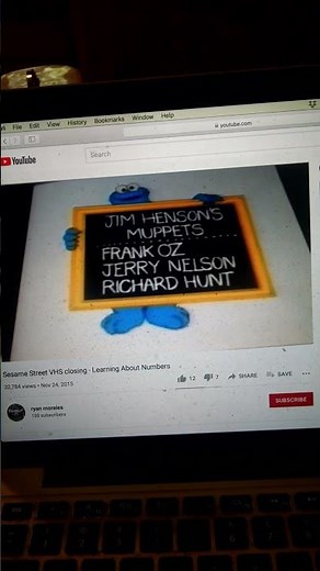 Sesame Street learning about numbers