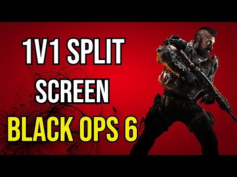 How to Play 1v1 Split Screen in COD BO6 Black Ops 6, Private Match in Local Multiplayer, 2 players