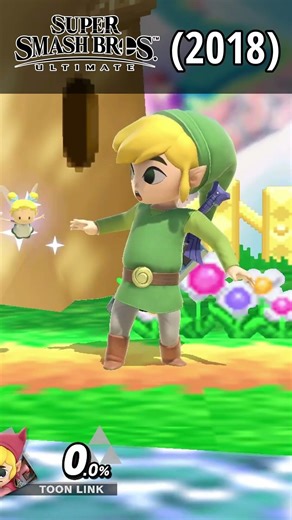 Evolution of Toon Link’s taunts | Super Smash Bros.