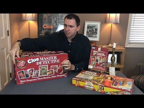 Clue Master Detective Board Game Remake - Unboxing, Review and Old vs. New Comparison. Expansion