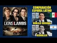 Leones por Corderos -2007- Comparación del Doblaje Latino Original y Redoblaje - Español Latino