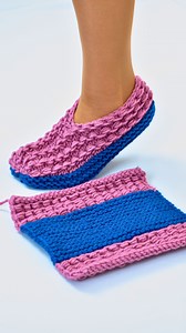 30K views · 224 reactions | Very easy knitted slippers for beginners!...