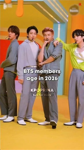 BTS members age in 2026 #bts #shorts #kpop #viral #trending #facts #explore #edit #fyp #goviral