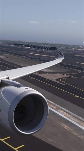 Some Jet Engine ASMR for you in the inibuilds Airbus A350 departing out of Dubai. #msfs2024 #msfs #inibuilds #simulator