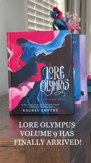 Rachel Smythe on Instagram: "Lore Olympus Volume 9 has finally arrived! This volume collects episodes 207–233 and comes with an exclusive bonus chapter. An alternative hardcover is available from Barnes & Noble. Thank you!!! Mini FAQ - Volume 11 will be the last book. - Unfortunately, I have very little control over which books get translated, but I would encourage you to check in with your local retailer. -The contents of the standard edition and the Barnes and Noble Edition are the same. #lore