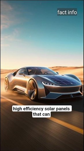 This Car Runs on Sunlight ☀️ | No Fuel, No Charging Needed! 🚗⚡ #solarpower #futurecars
