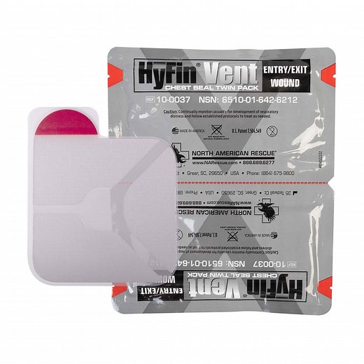 North American Rescue Hyfin Chest Seal (Twin Pack)
