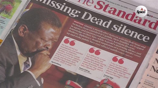 We move to the Daily Nation, where politics, people, and power collide in today’s headlines. #TheSituationRoom Hosts: @dennisaseto @nduokoh Producer: @LydiahJmaina Digital: @ChristineNyamweya @Xtine_Nyamweya | Spice FM