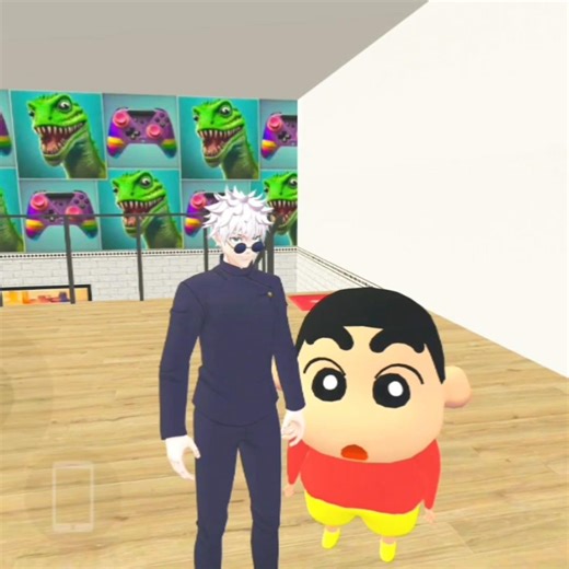 🤣Indian theft auto simulator😂 #shinchan #goku #gaming