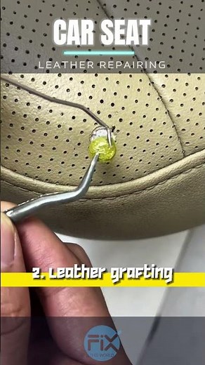 How to #DiY Burnt CAR SEAT REPAIR | car leather repair | car interior repair | leather repairing