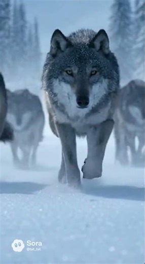 Wolves Walking Through the Storm | Cinematic Wildlife Film