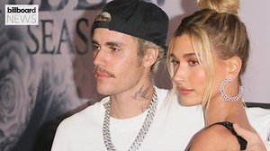 Billboard News: In her new April 2021 'Elle' cover story, Hailey Bieber breaks down her "very difficult" first year of marriage to Justin Bieber. | Billboard