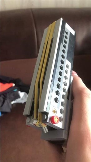 Mini lego rubber band gun
