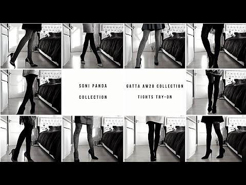 Soni Panda | Gatta AW20 Collection Tights Try-On