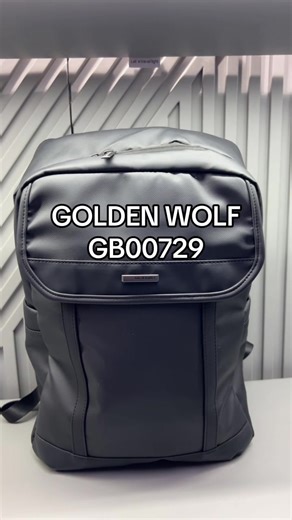 Stylish, functional, and ready to go! 🎒 Don’t miss out— check out GOLDEN WOLF BACKPACK GB00729 NOW🔥‼️ #fyp #backpack #highquality #school #work #waterproof #leather #highqualitybag