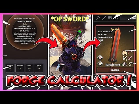 The Forge Best Crafting Calculator You Need To Craft OP EQUIPMENTS Fast + Full Guide! (CODES)