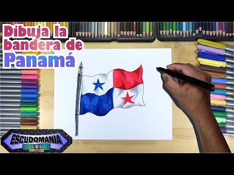 Aprende a dibujar fácil la bandera de Panamá