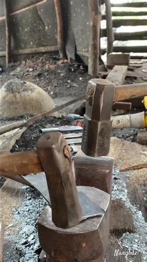Amazing Blacksmith Process of Forming a Sharp Knife Tip from Hot Steel Step by Step