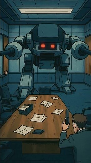 Iconic Moments | RoboCop (1987) – ED-209 Malfunction 🤖