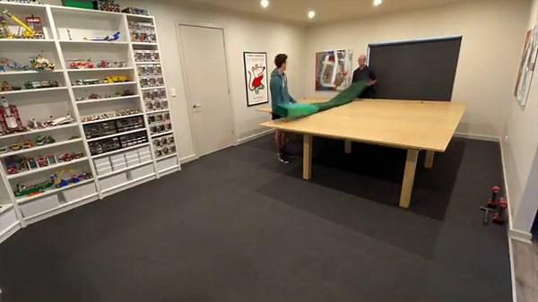 New LEGO Table Design Includes Storage and Display Shelf!