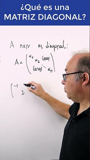 🤔¿Qué es una matriz diagonal?🤔 Tipos de MATRICES #matematicas #matrices Suscríbete 👇👇👇