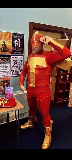 TURBOMAN COSPLAY from jingle all the way #cosplayer #turboman #jinglealltheway #schwarzenegger