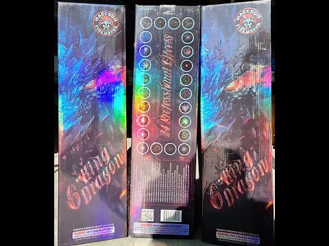 👑 King Dragon 🐲 6' Canister Shells Full Box 4K Demo (🦝 Raccoon Fireworks🦝)