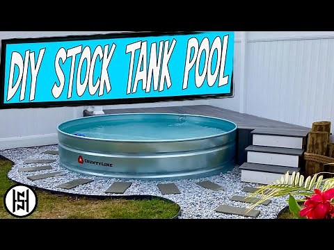 Build Your Own Stock Tank Pool: A Backyard Oasis