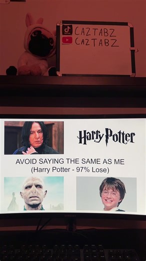 Avoid Saying the Same Character in Harry Potter Challenge