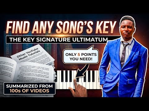 How To Easily find Any Key of a Song. 