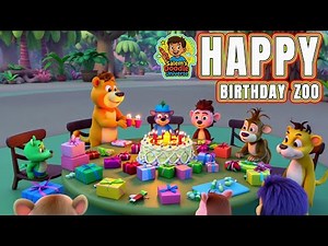 Happy Birthday Zoo 🐯🎉 | Fun Animal Birthday Song for Kids | Salem’s Doodle Universe