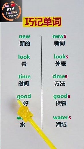 Kim's English | Adding “s” completely changes the meaning! (Save This)! 🚀 Knowledge Recommender: ...