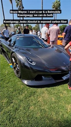 Koenigsegg Jesko Absolut in exposed carbon fiber body spotted in Dubai
