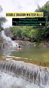 Your guide to Double Dragon Waterfalls Hong Kong🇭🇰 📍Tung Chung exit B 📍Bus 3M( swirehouse holiday) 📍15mins | Bebs Legaspi