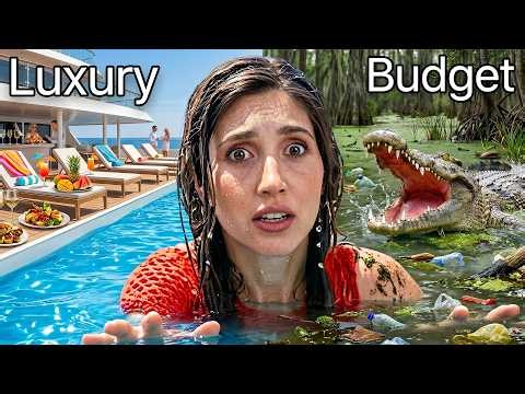 BUDGET vs UNLIMITED FAMILY VACATION!! | The Anazala Family