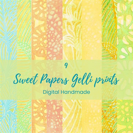 9 Sweet Digital Papers Set | Printable Art Supplies for Creative Projects - Etsy UK